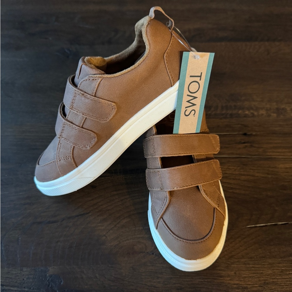 TOMS Toffee Microsuede Youth Sneakers